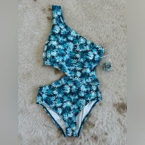 Michael Kors Side Cut Out One Piece Swimsuit